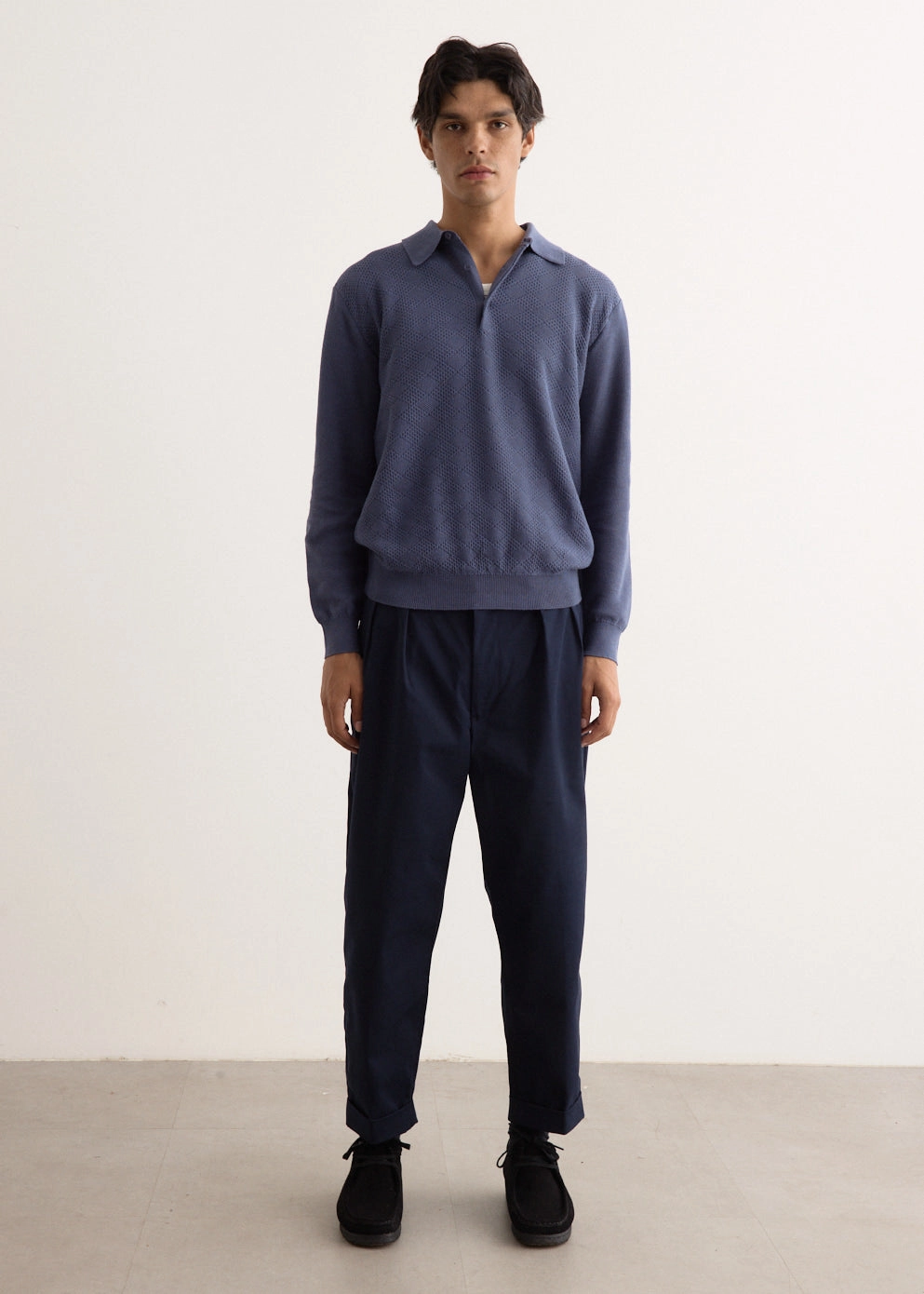 2 Pleats Twill Pants