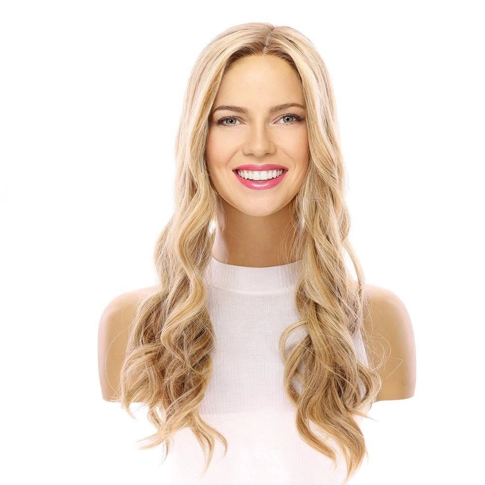 20" Onyx Silk Top Topper Ash Blonde