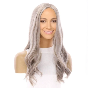 20" Onyx Silk Top Topper Champagne Grey