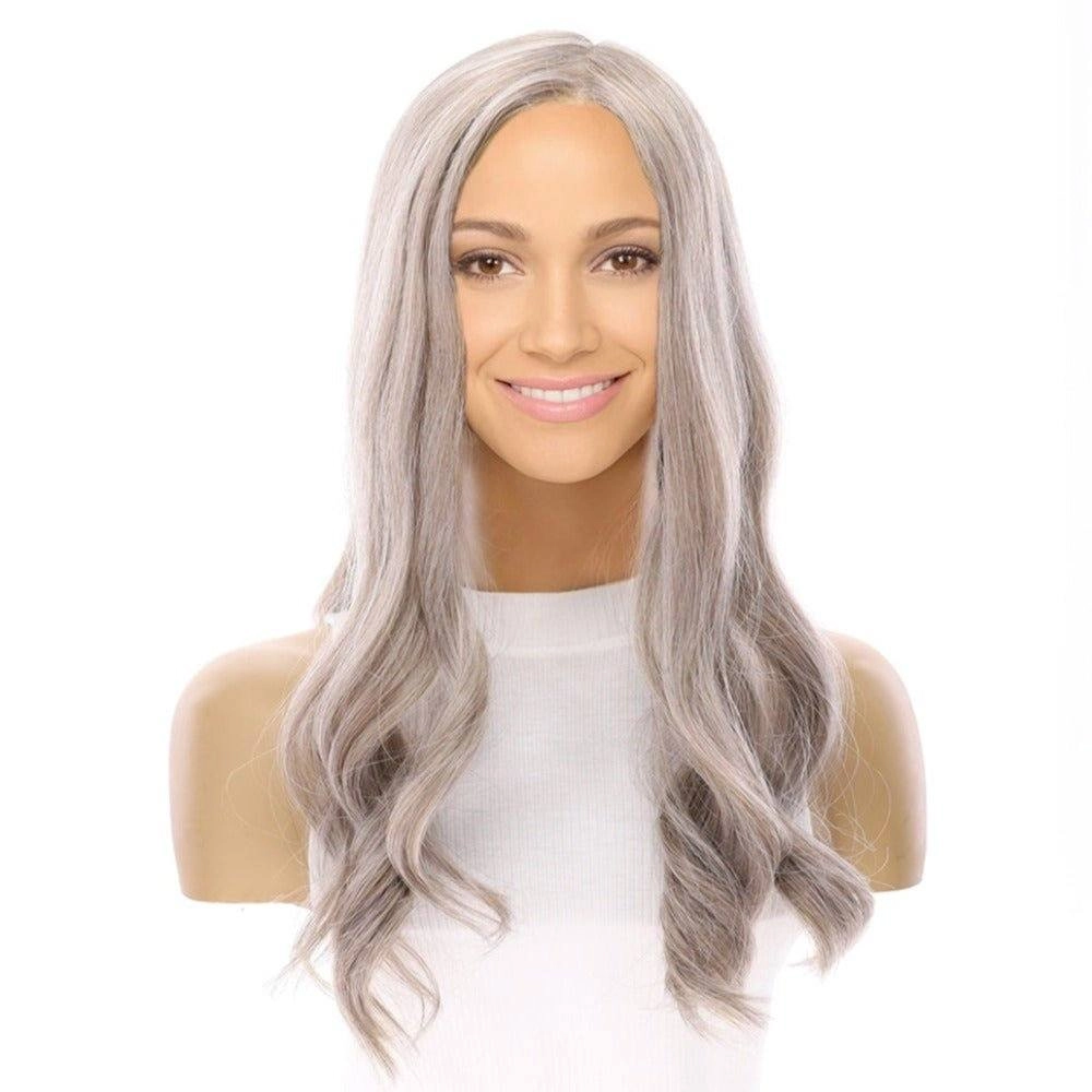 20" Onyx Silk Top Topper Champagne Grey