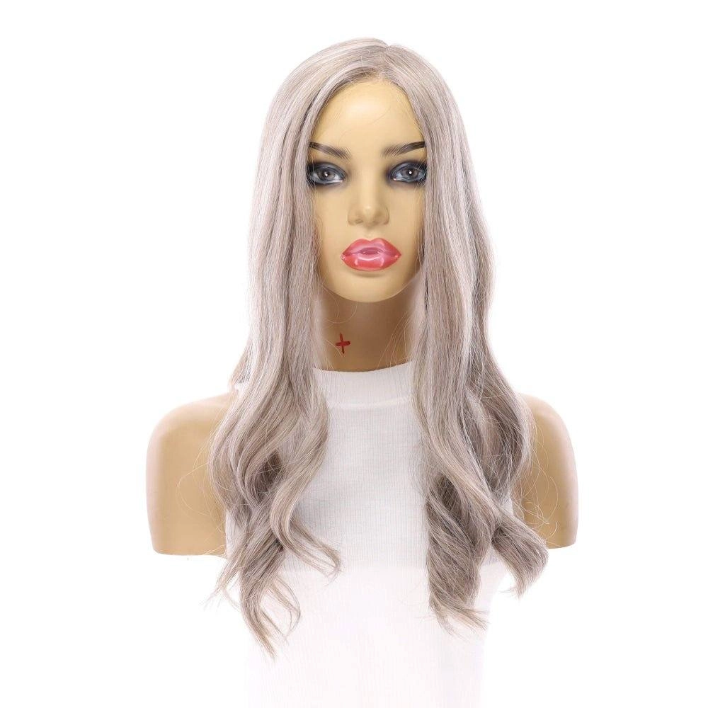 20" Onyx Silk Top Topper Champagne Grey