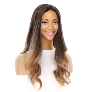 20" Onyx Silk Top Topper Medium Brown Ombre