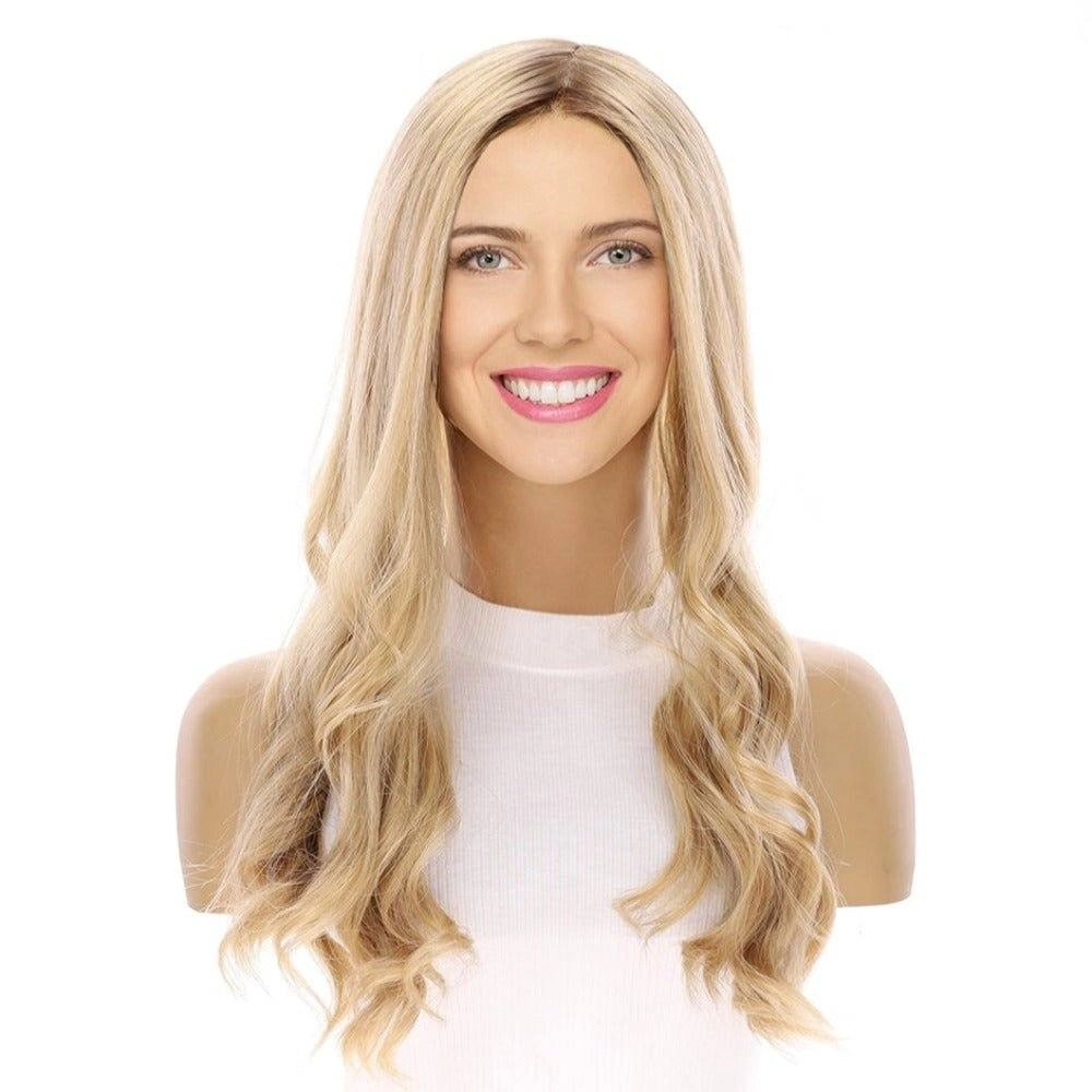 20" Onyx Silk Top Topper Platinum Blonde