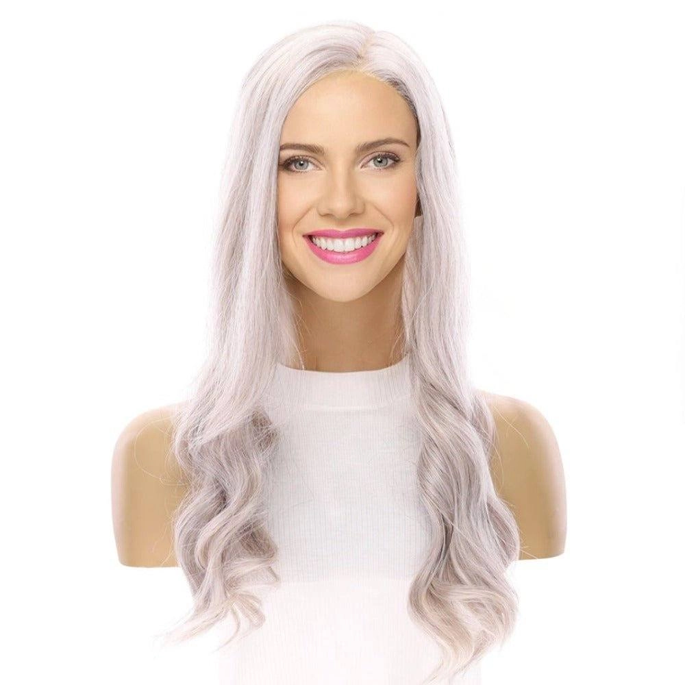 20" Onyx Silk Top Topper Snow Grey