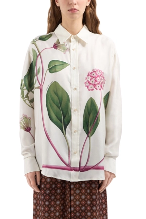 ALOEGOTS Organic Silk Printed shirt