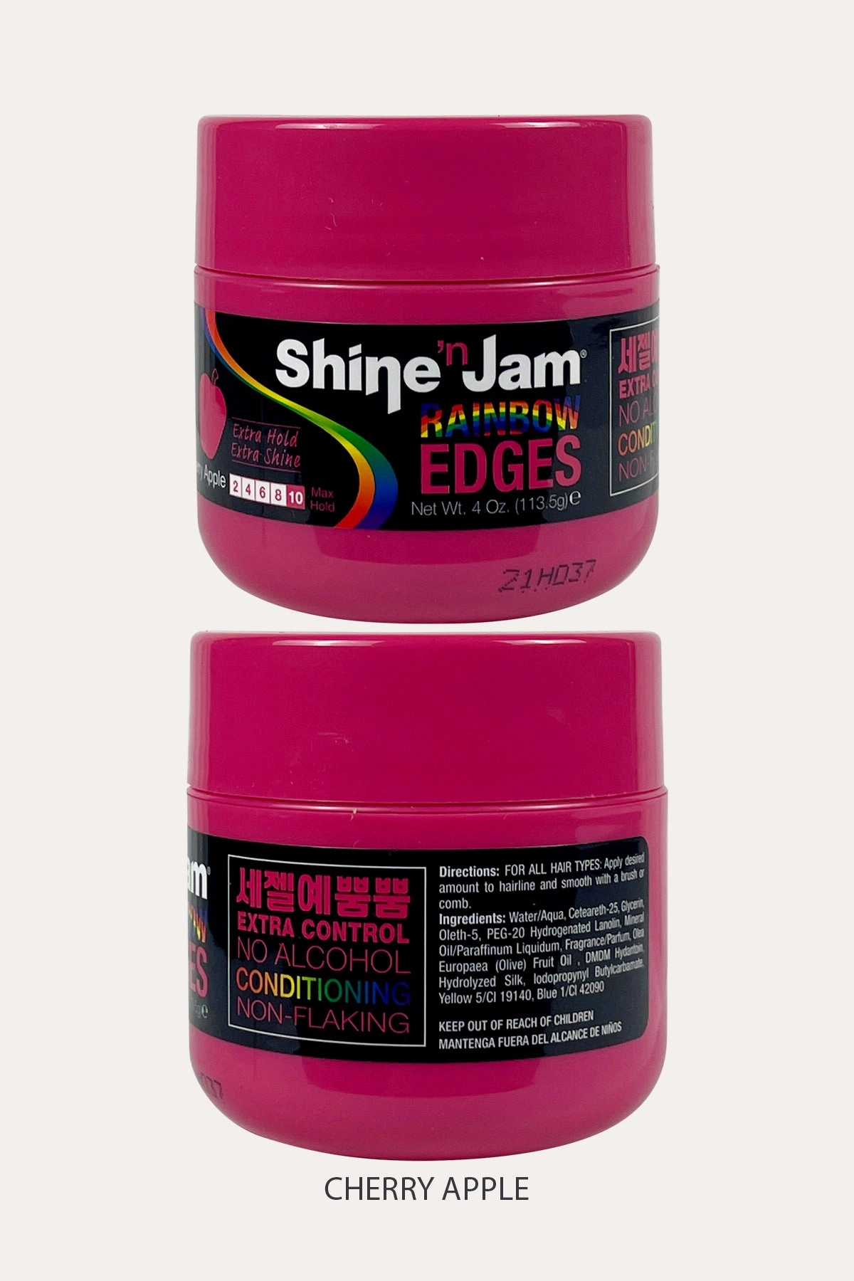 AMPRO PRO STYLE SHINE'N JAM RAINBOW EDGES 4oz