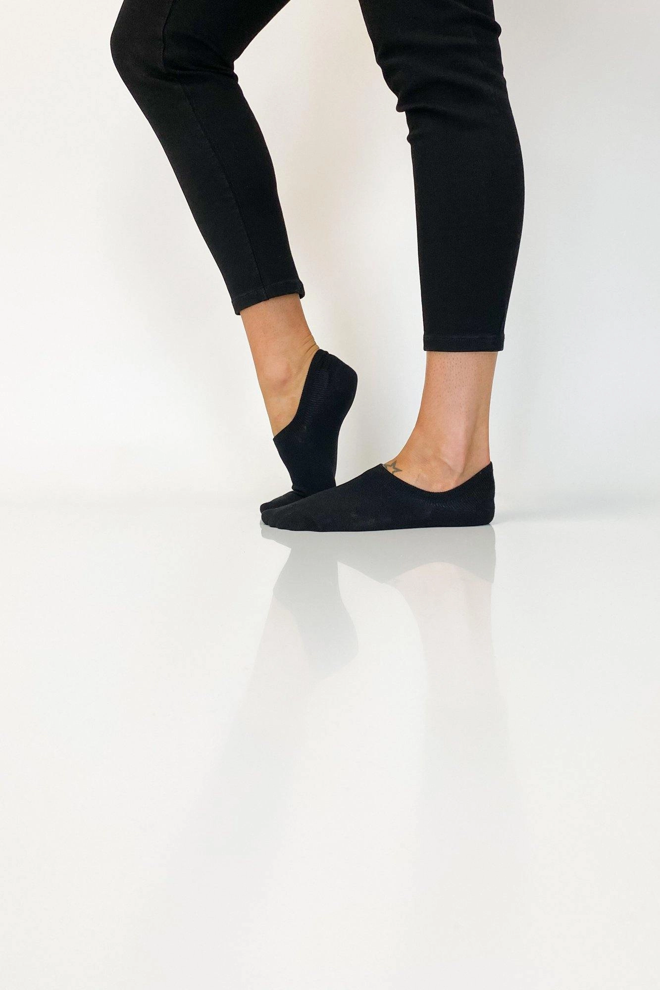 AS Colour Invisible Socks 2 Pack Black