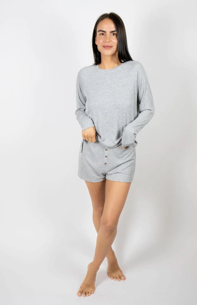 Aspen Dream Ribbed Long Sleeve Top