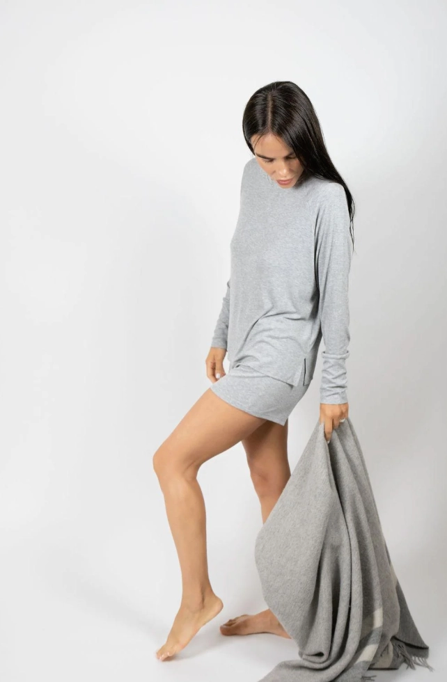 Aspen Dream Ribbed Long Sleeve Top