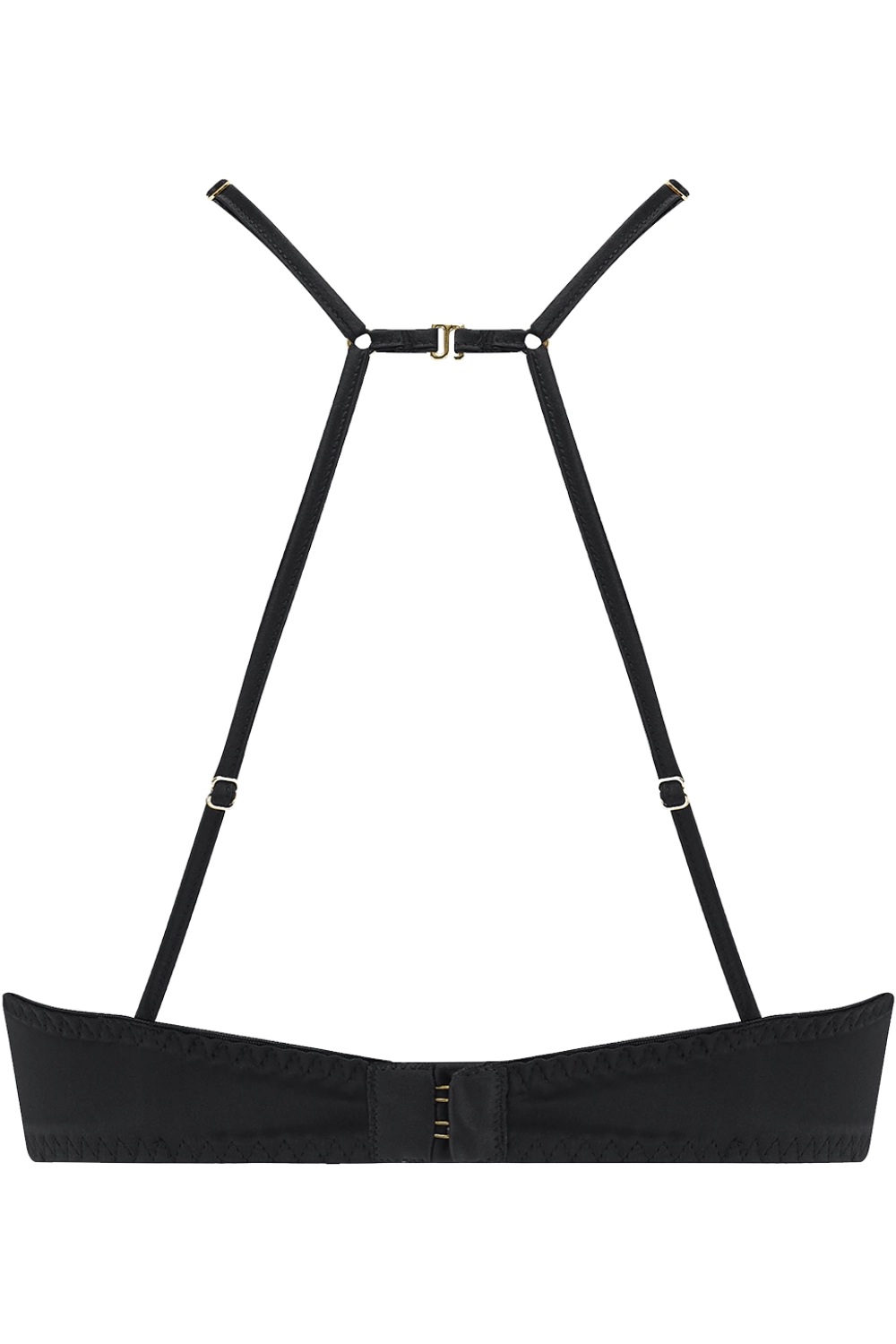 Athena Quarter Cup Bra Black