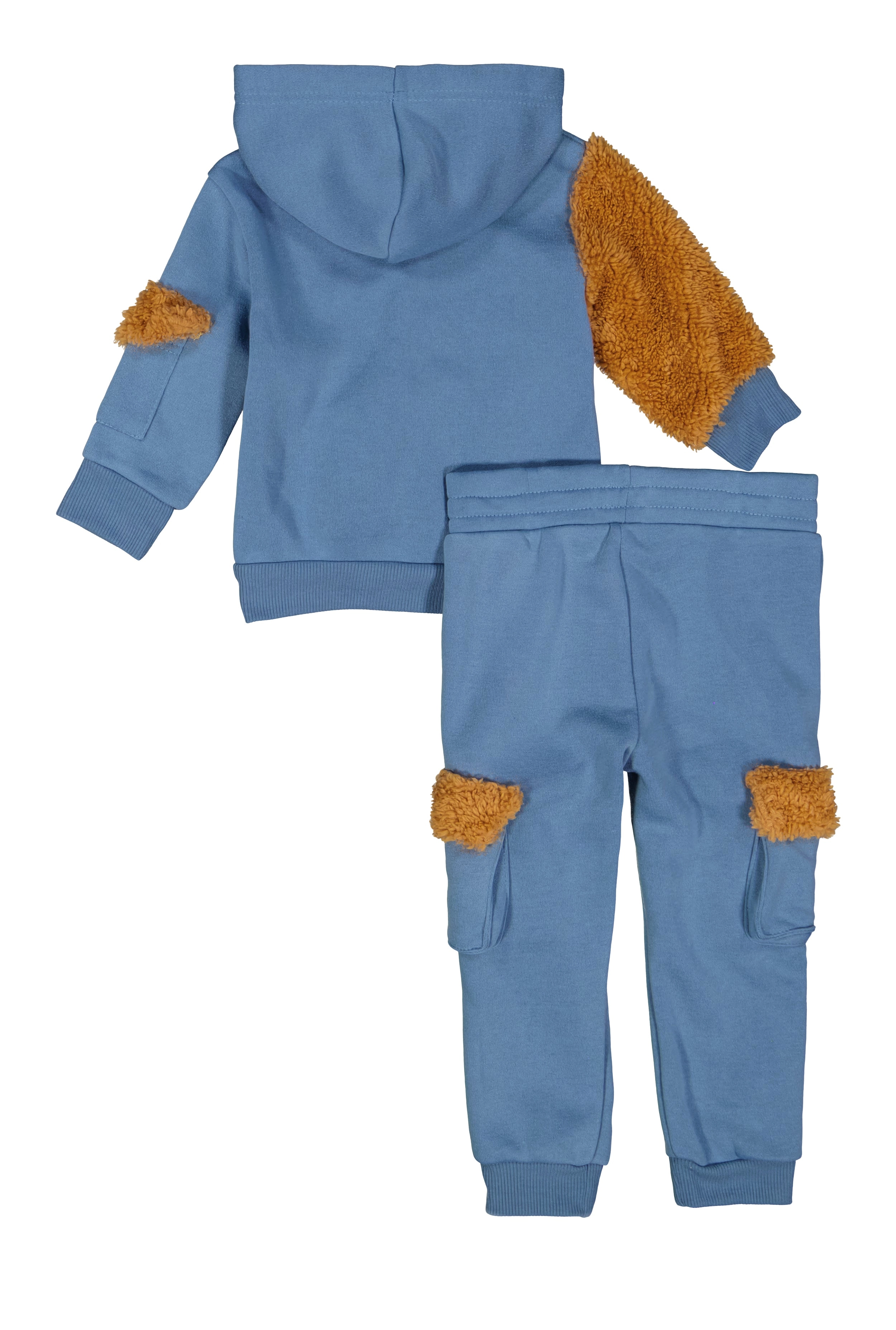 Baby Boys 0-9M Bear Graphic Hoodie Set