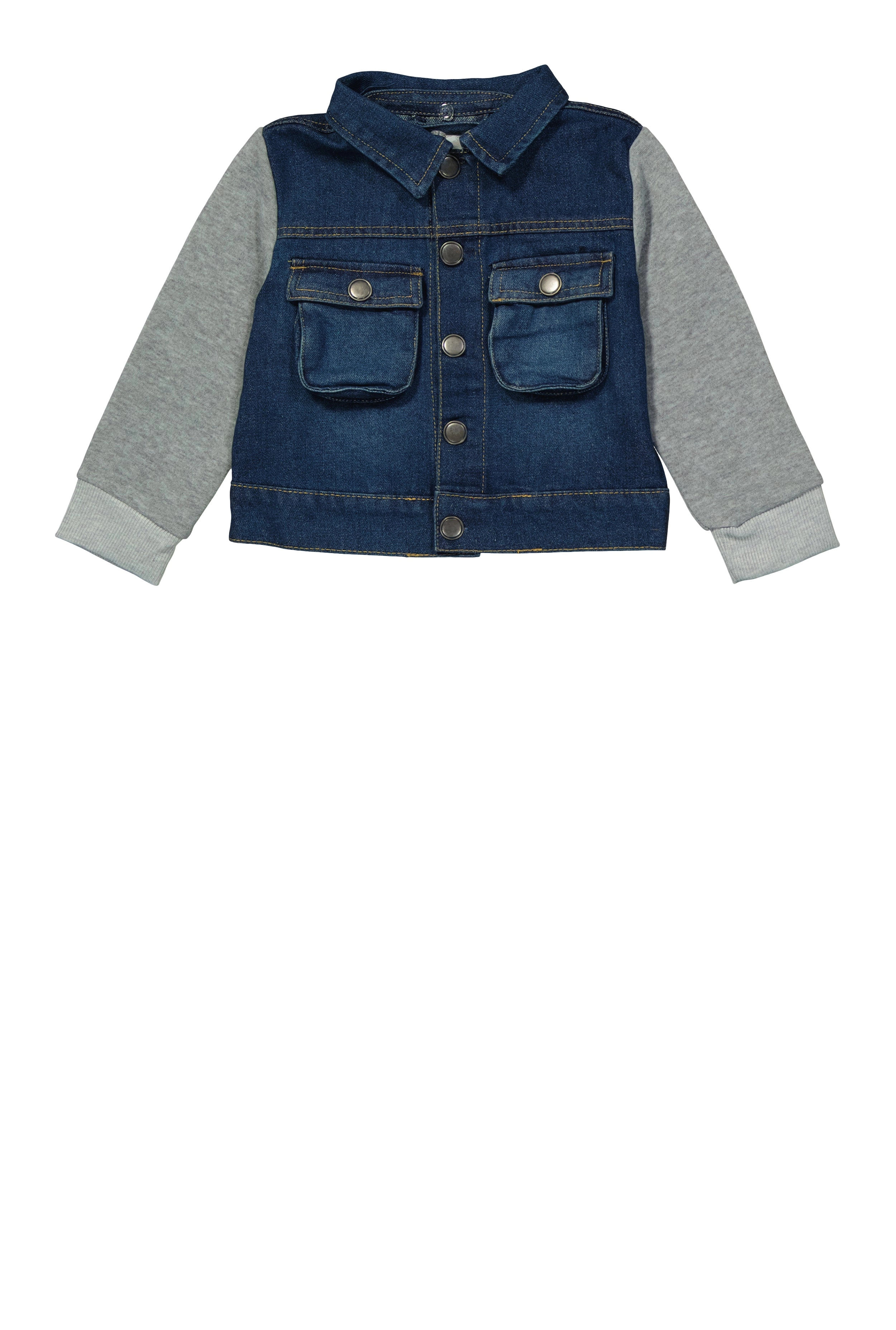 Baby Boys 12-24M Hooded Denim Jacket