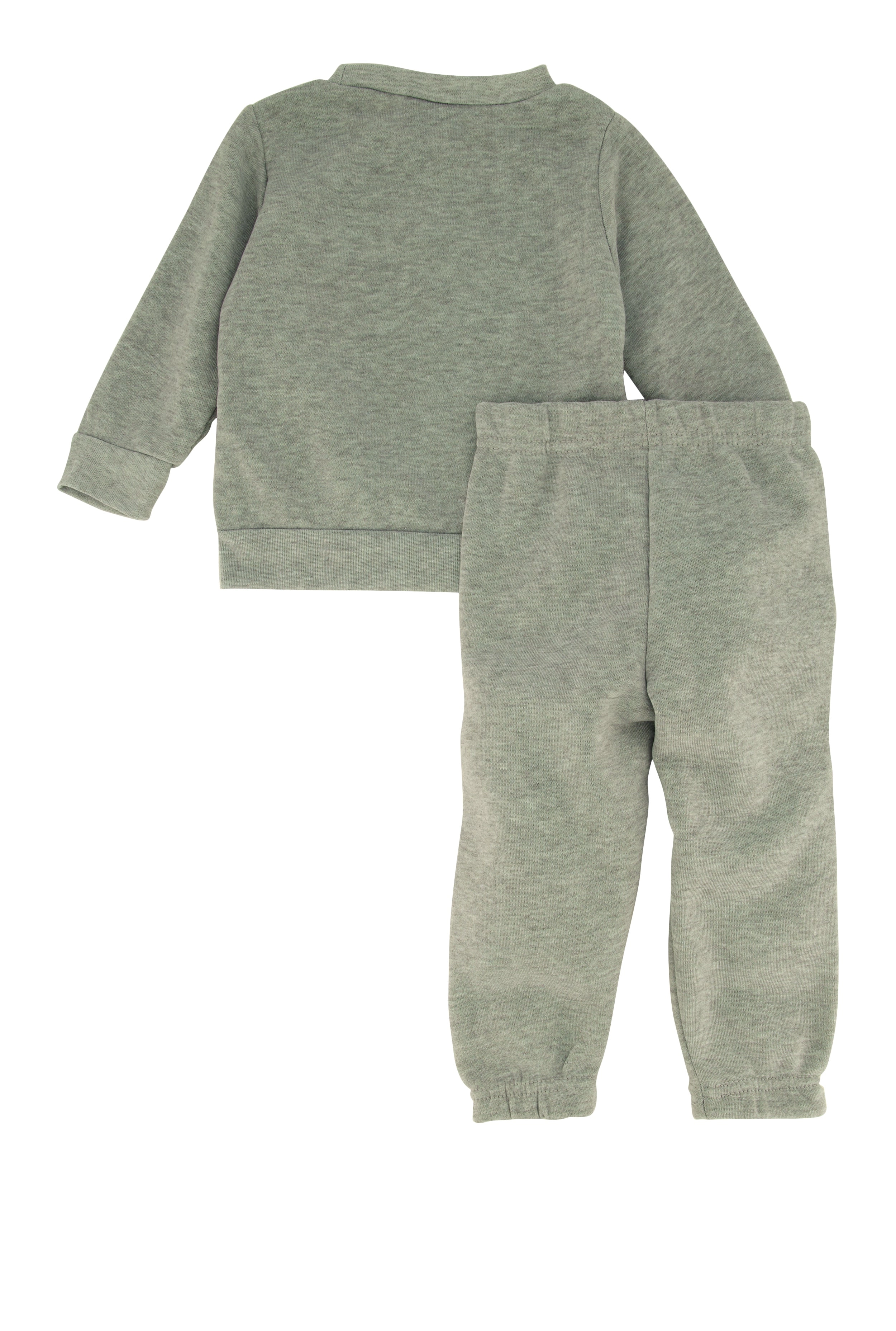 Baby Boys 12-24M Plaid GOAT Graphic Sweatshirt and Sweatpants