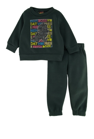 Baby Boys 12-24M Printed Graphic Sweatshirt and Sweatpants
