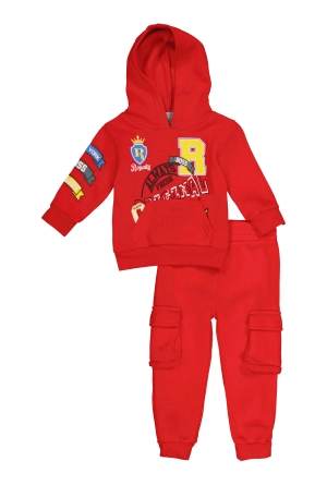 Baby Boys 12-24M Royalty Graphic Sweatshirt and Cargo Joggers