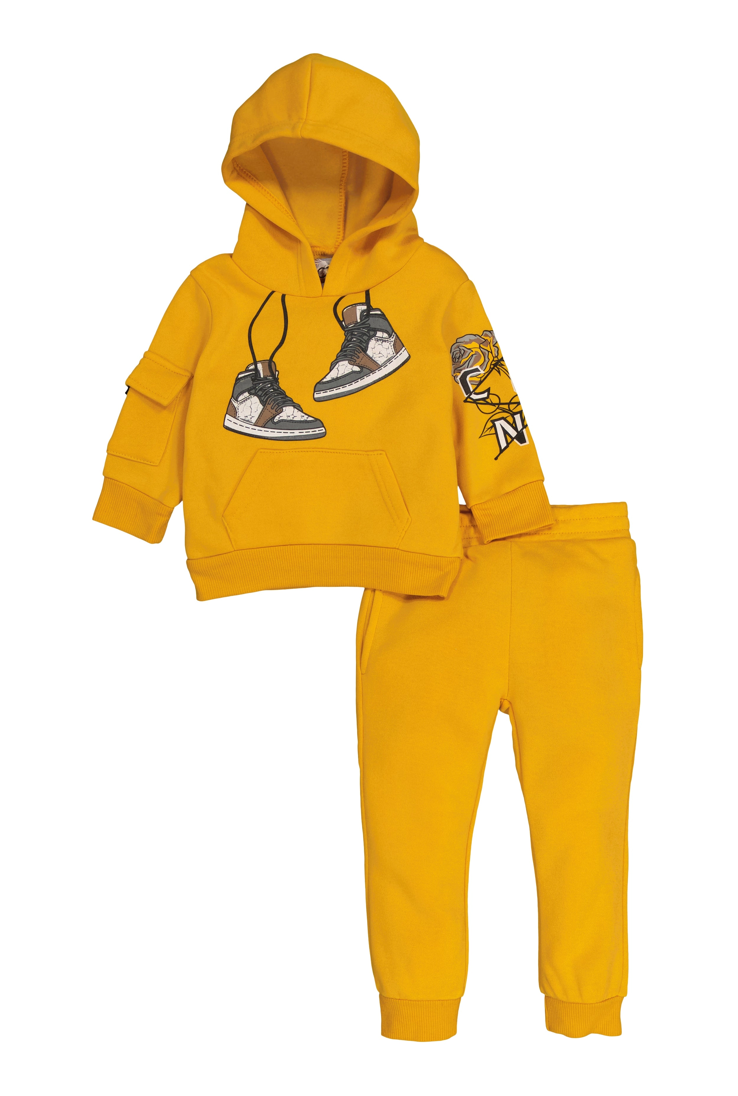 Baby Boys 12-24M Sneaker Graphic Hoodie and Joggers