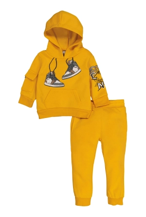 Baby Boys 12-24M Sneaker Graphic Hoodie and Joggers