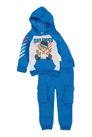 Baby Boys 12-24M Stay Hyped Hoodie and Cargo Joggers