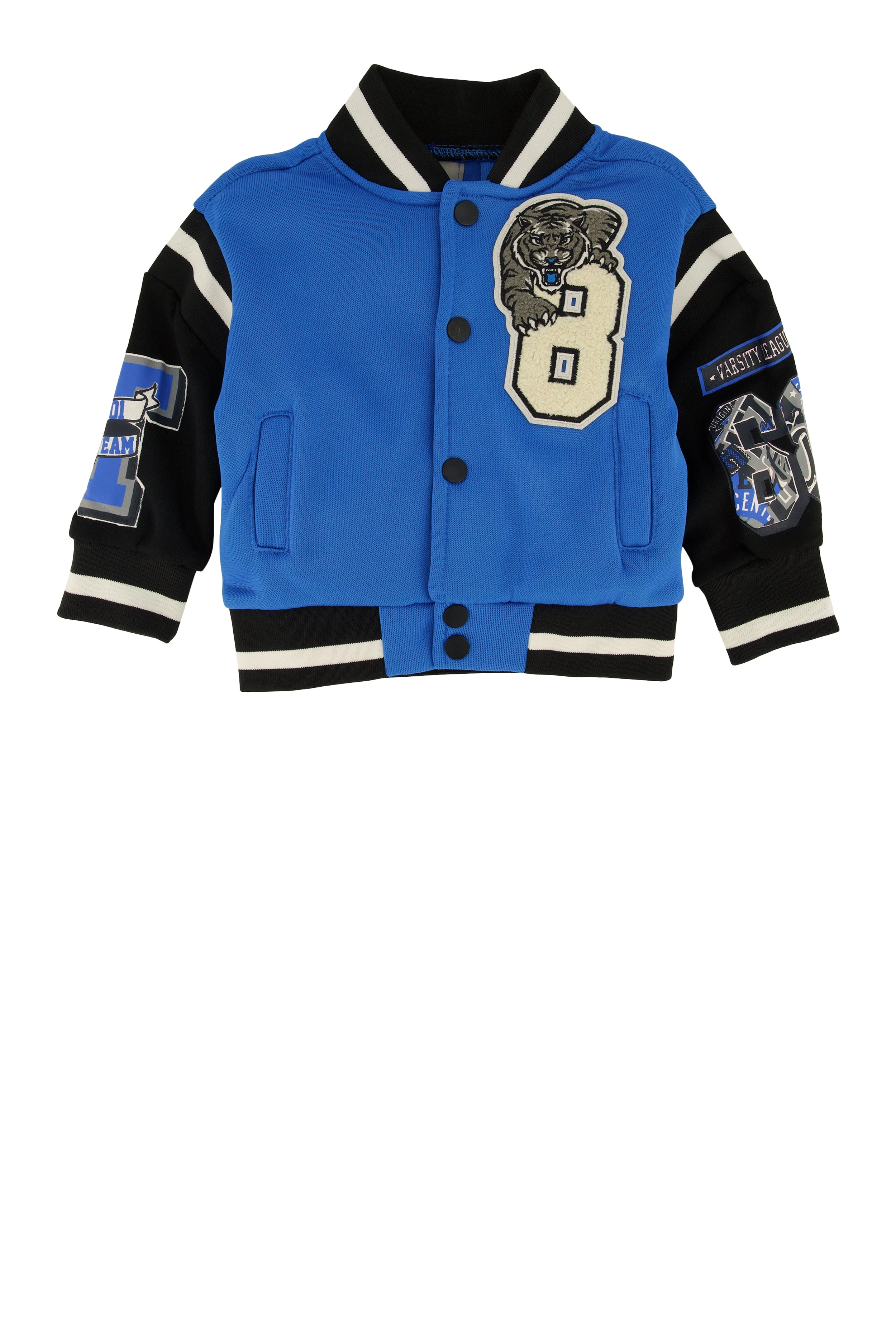 Baby Boys 12-24M Tiger Chenille Patch Varsity Jacket