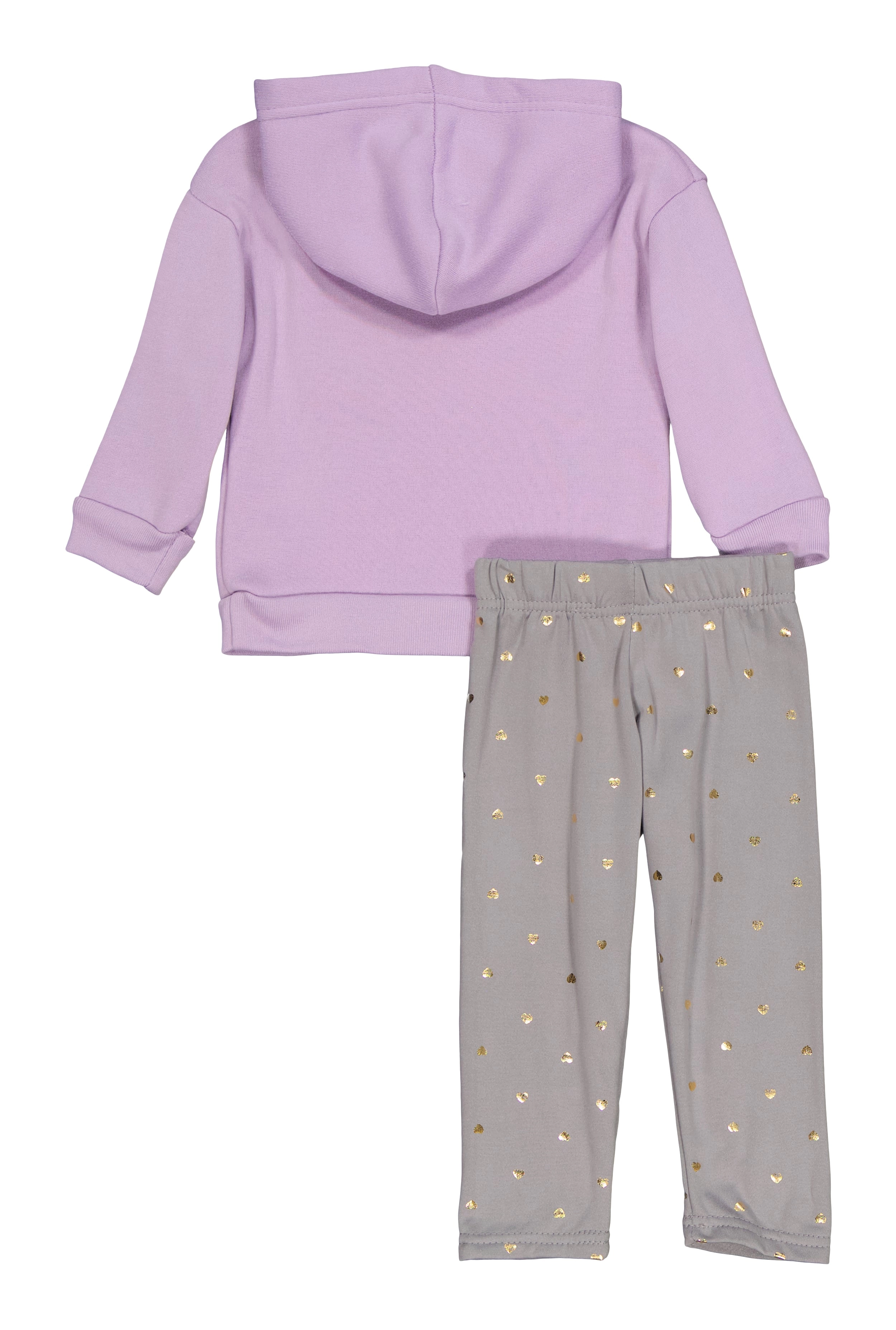 Baby Girls 12-24M Chenille Love Graphic Hoodie and Leggings