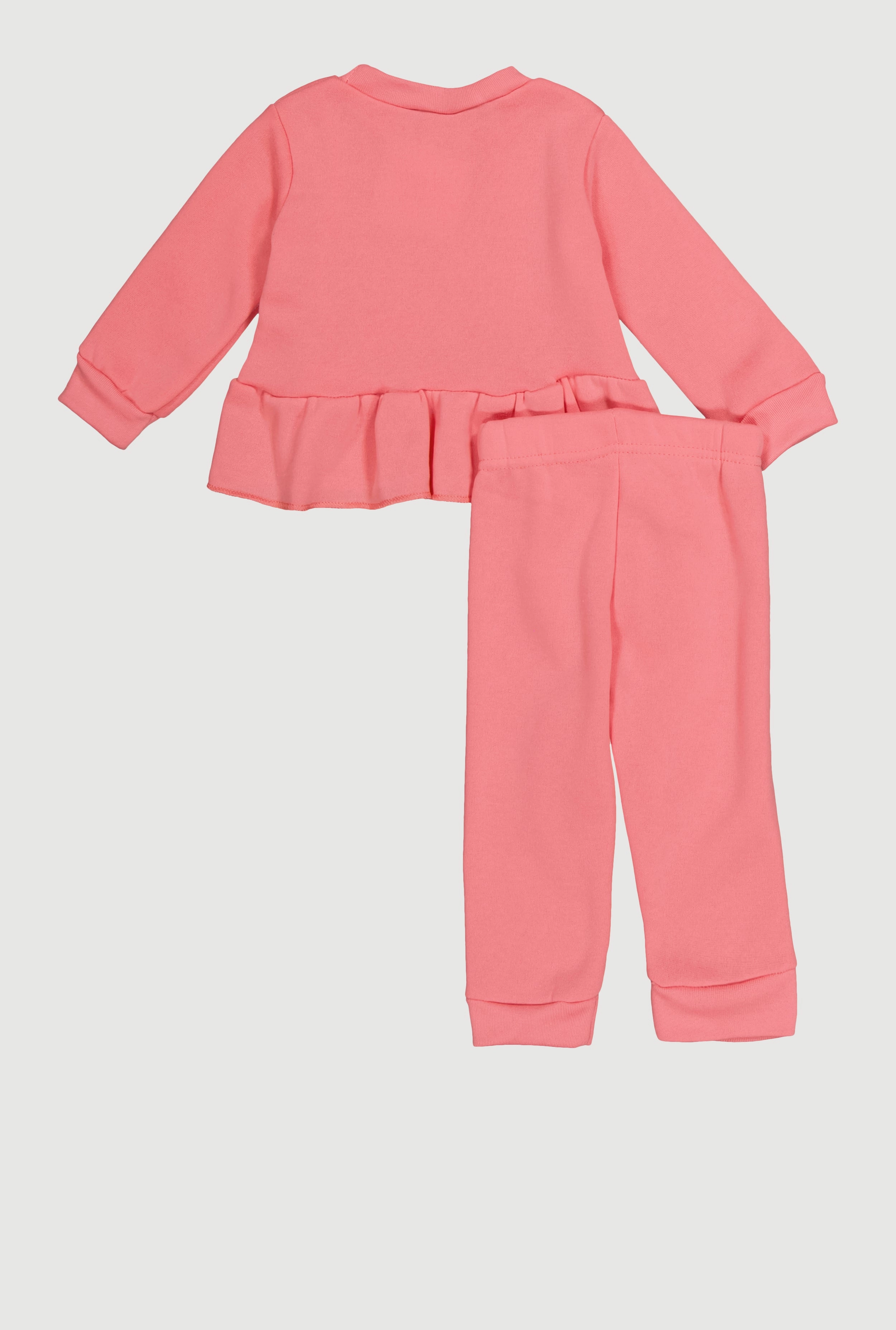 Baby Girls 12-24M Mommy Is My Bestie Glitter Sweatshirt and Joggers