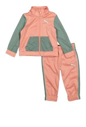Baby Girls 12-2M Puma Color Blocked Track Jacket and Joggers