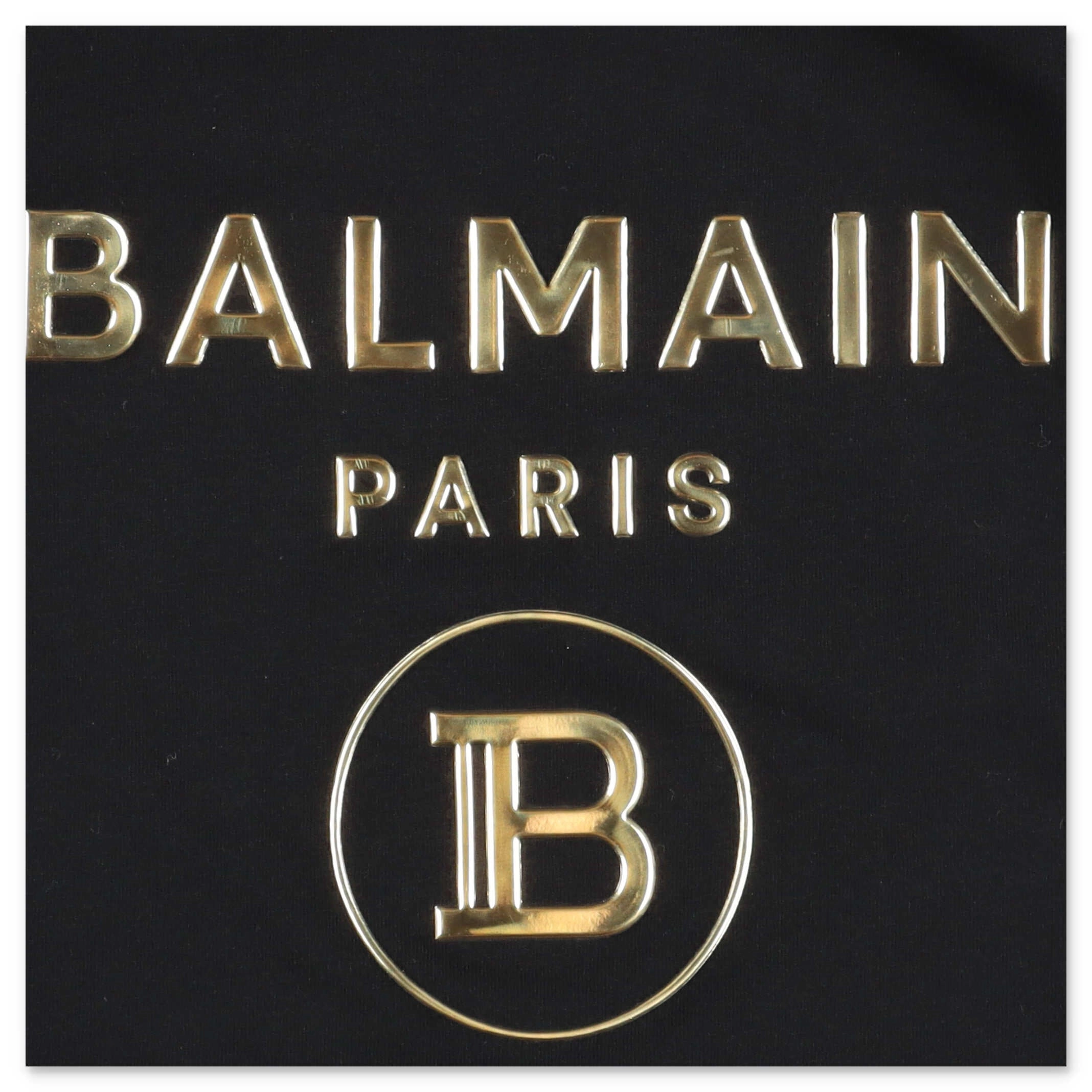 Balmain Kids Logo Printed Crewneck T-Shirt