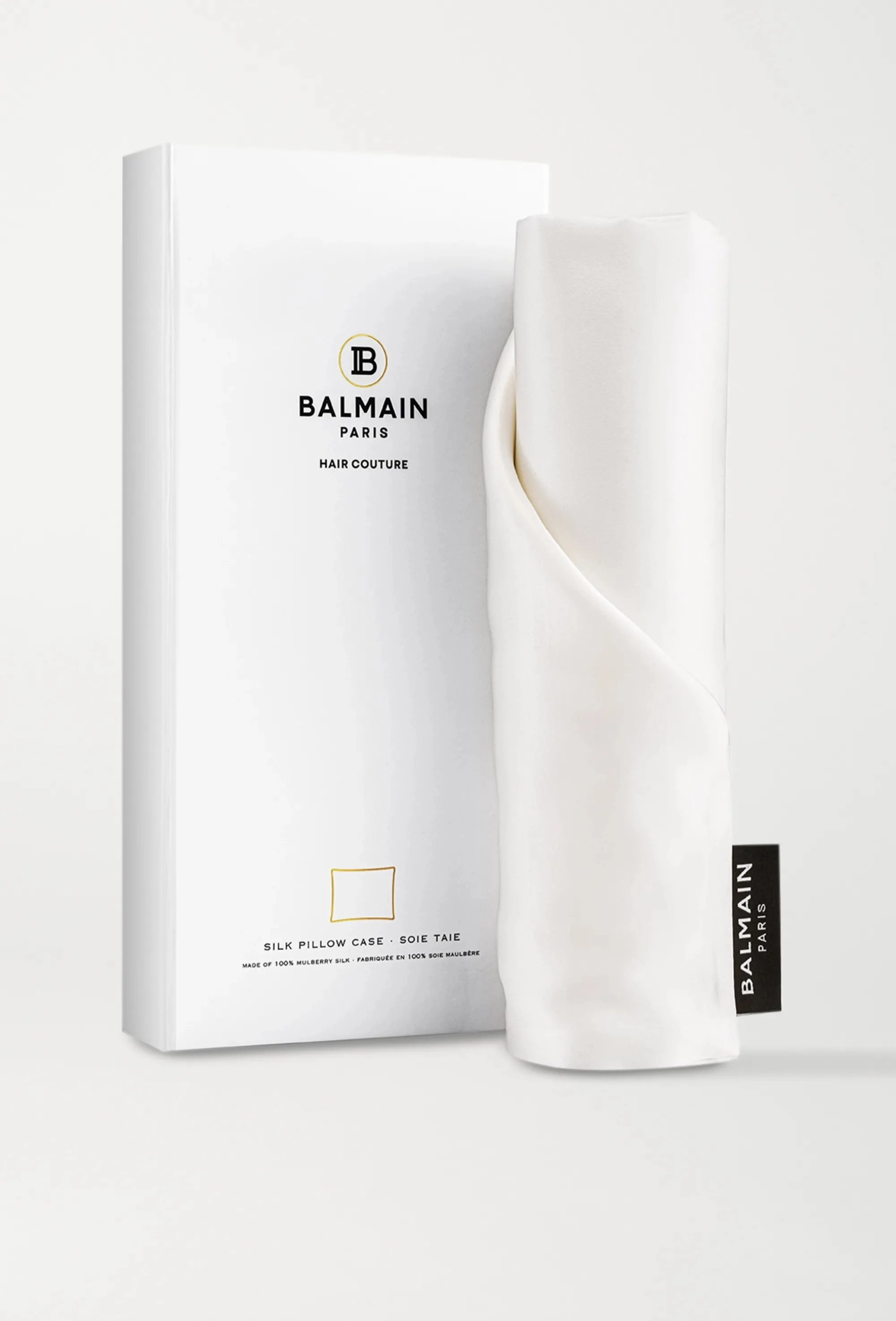 Balmain Paris Hair Couture Mulberry Silk Pillowcase