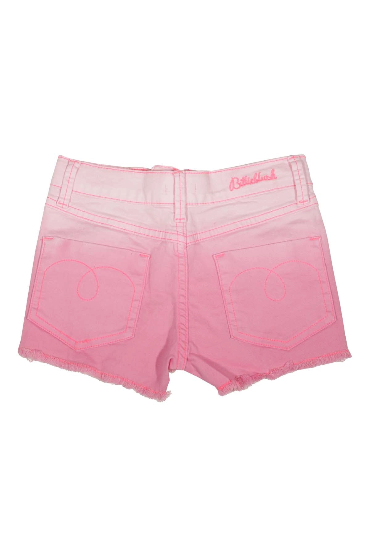 Billieblush Heart Patch Two-Tone Denim Shorts