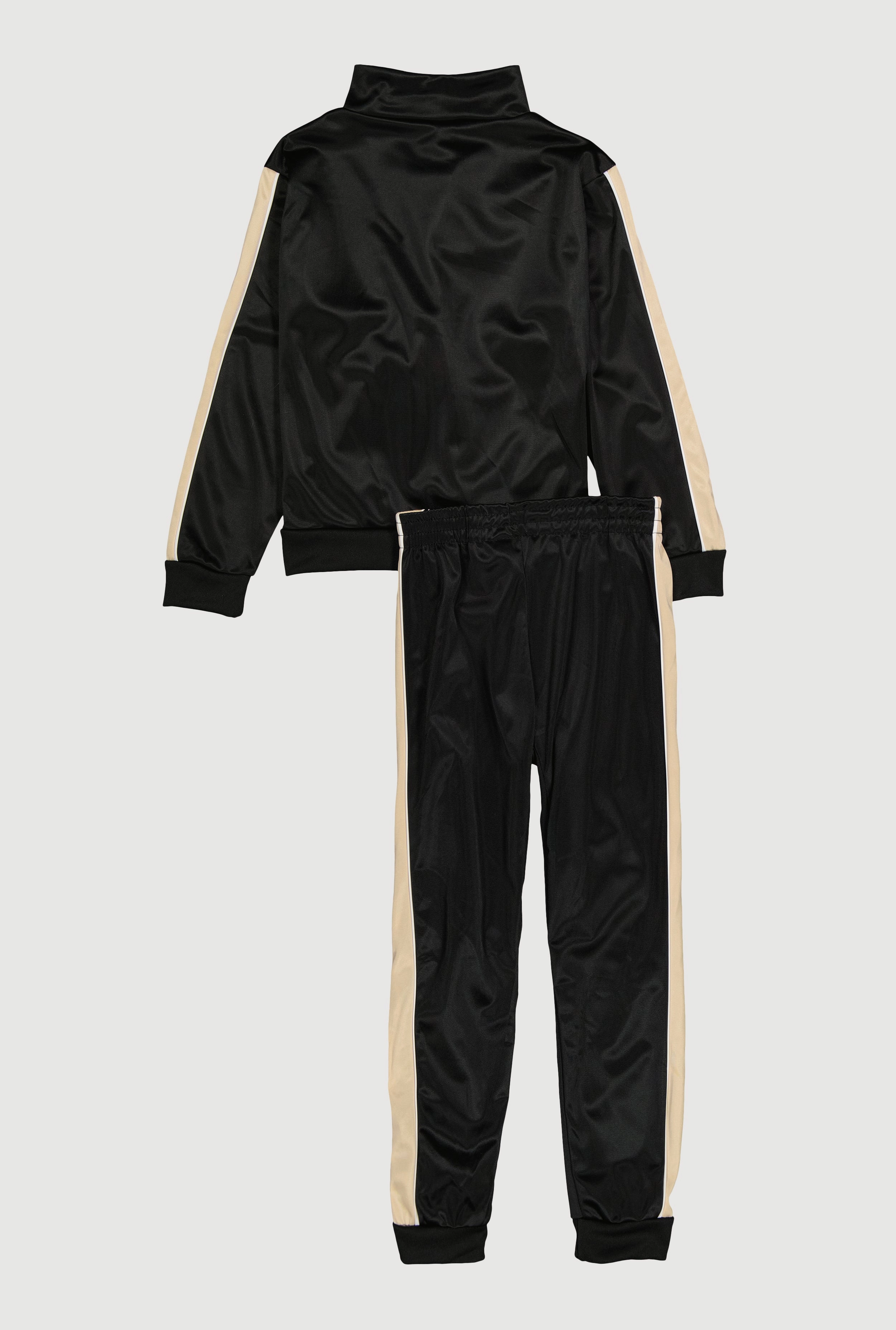 Boys Bear Graphic Zip Front Track Jacket and Joggers