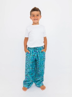 Boy's Bike and Skate Plush Loungewear Pant