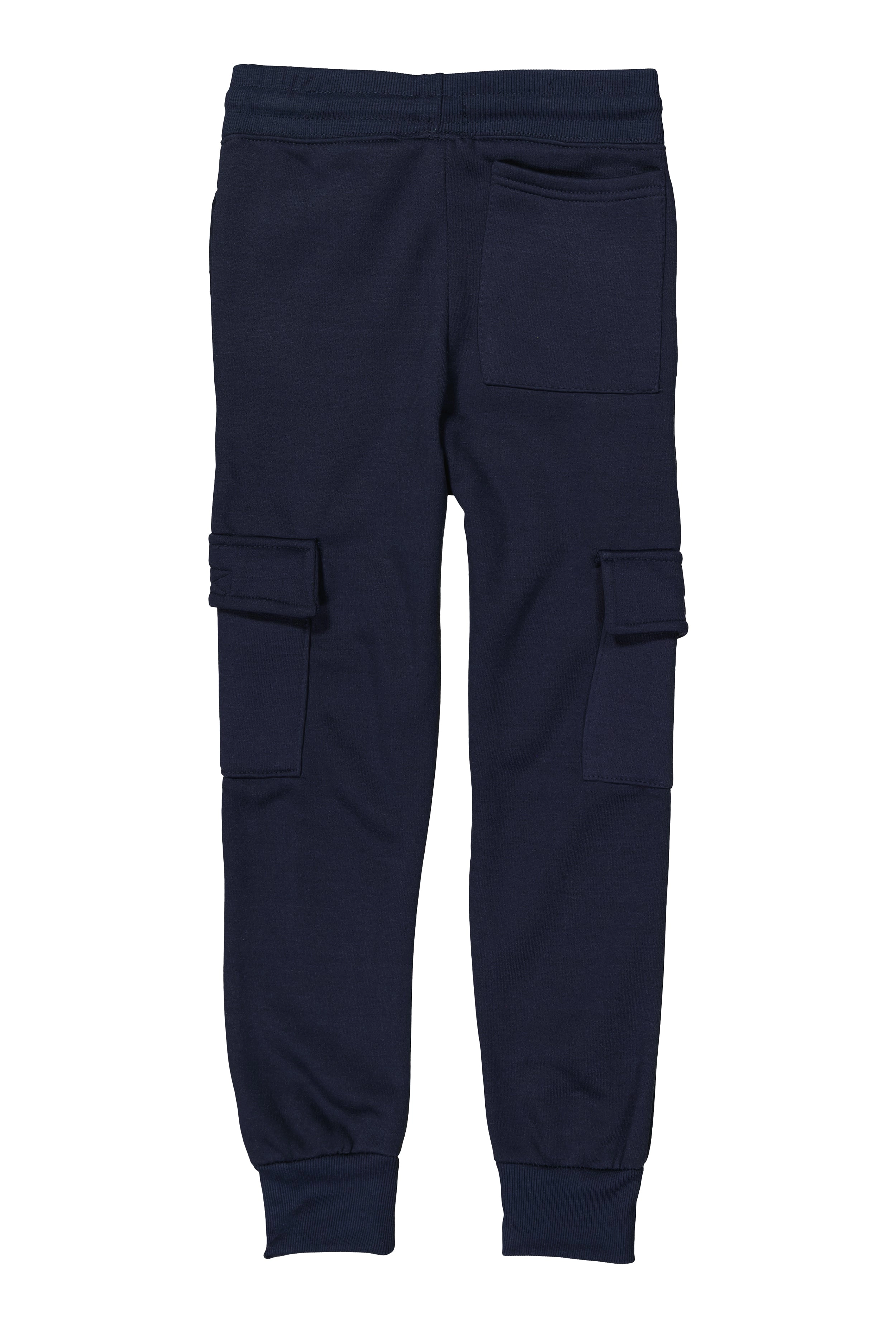 Boys Fleece Drawstring Cargo Pocket Joggers