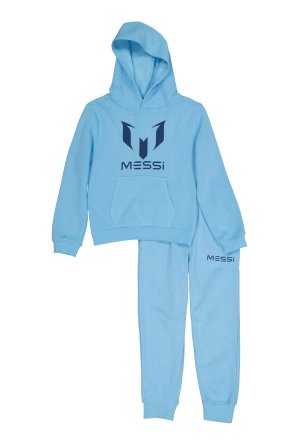 Boys Fleece Messi Logo Hoodie and Joggers