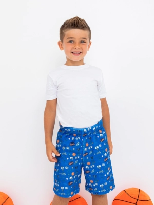 Boy's Sports Plush Lounge Shorts