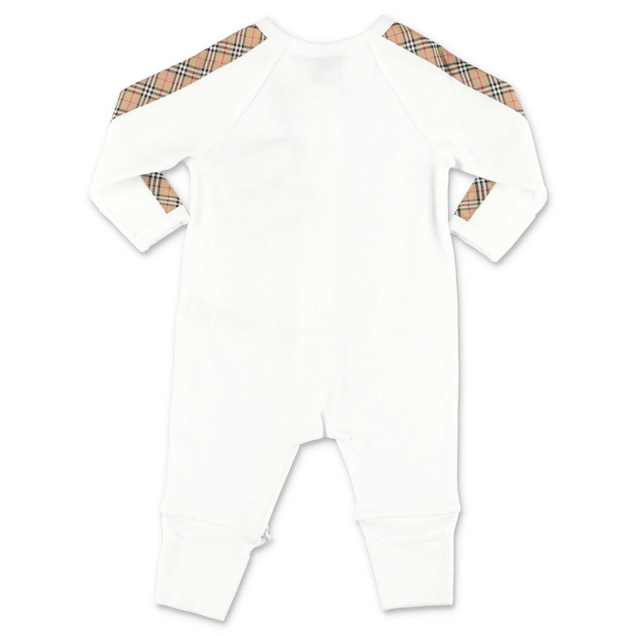 Burberry Kids Check Print Jumpsuit