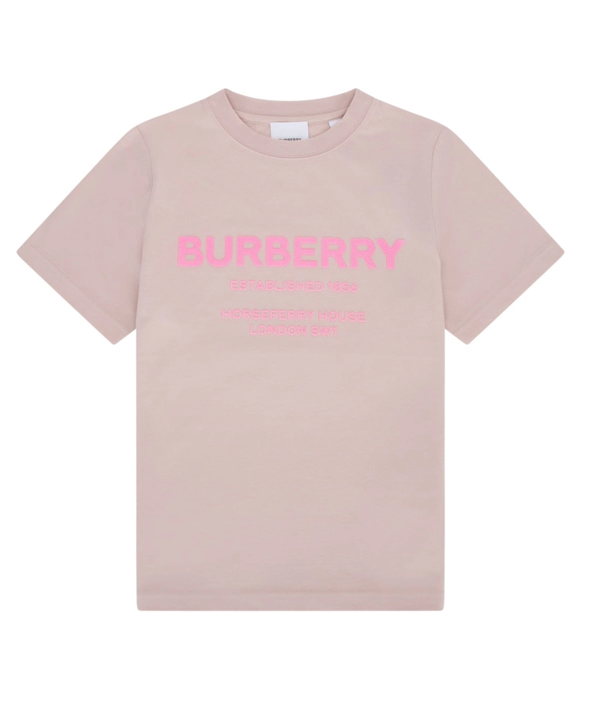 Burberry Kids Logo Printed Crewneck T-Shirt
