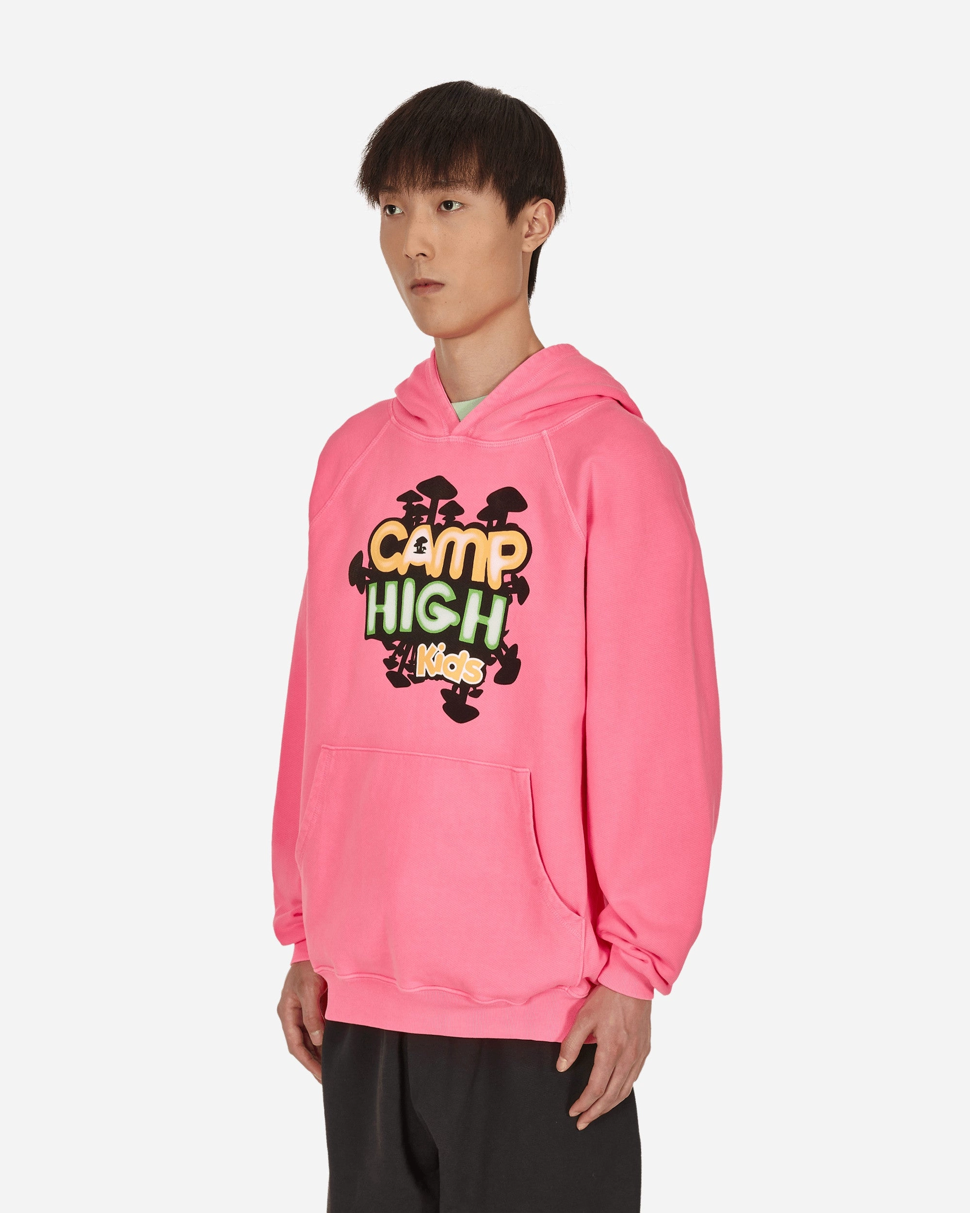 Camp High Kids Hooded Sweatshirt Pink
