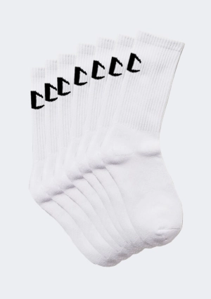 Champion Adult Crew Socks White (7 Pack)