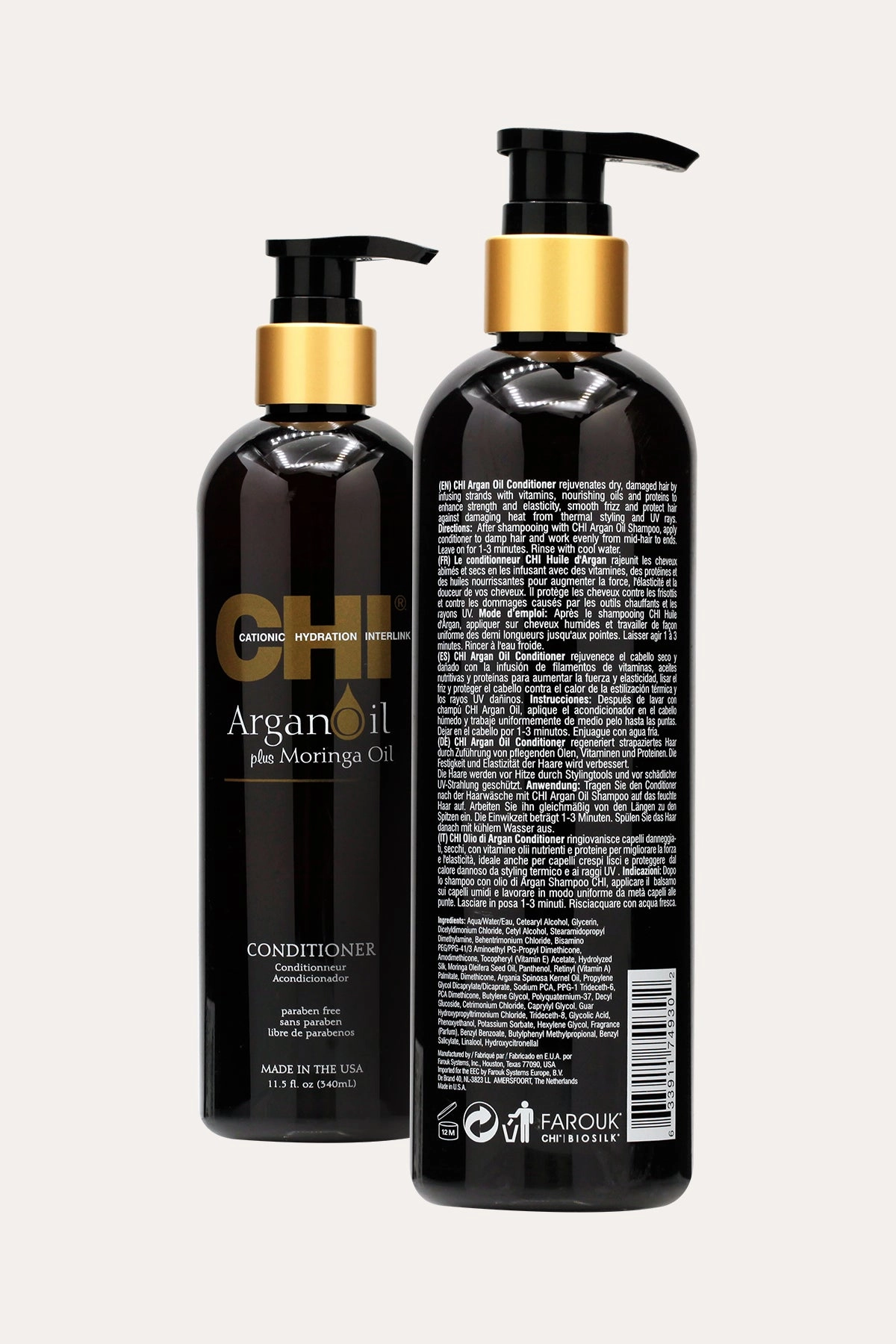CHI ARGAN OIL WITH MORINGA OIL BLEND CONDITIONER 11.5oz