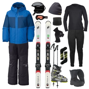 Columbia The Works Package w/ Bibs - Boy's Ski