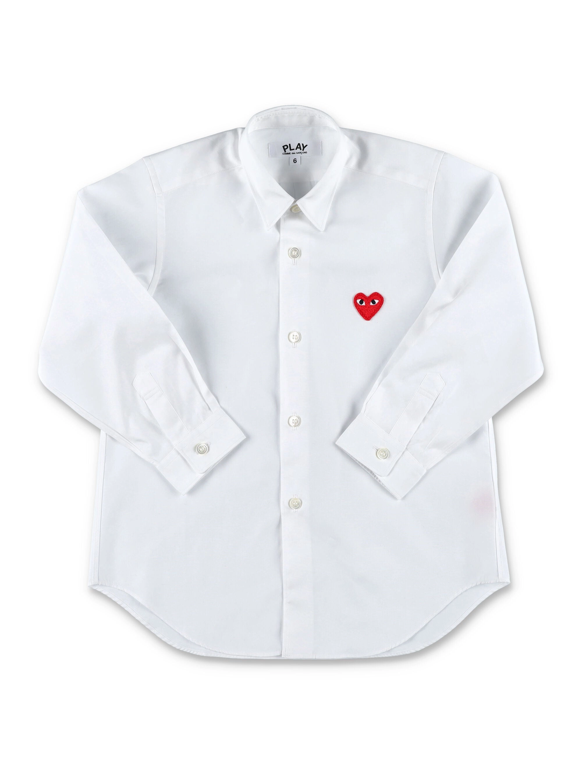 Comme des Garçons Play Kids Heart Patch Shirt