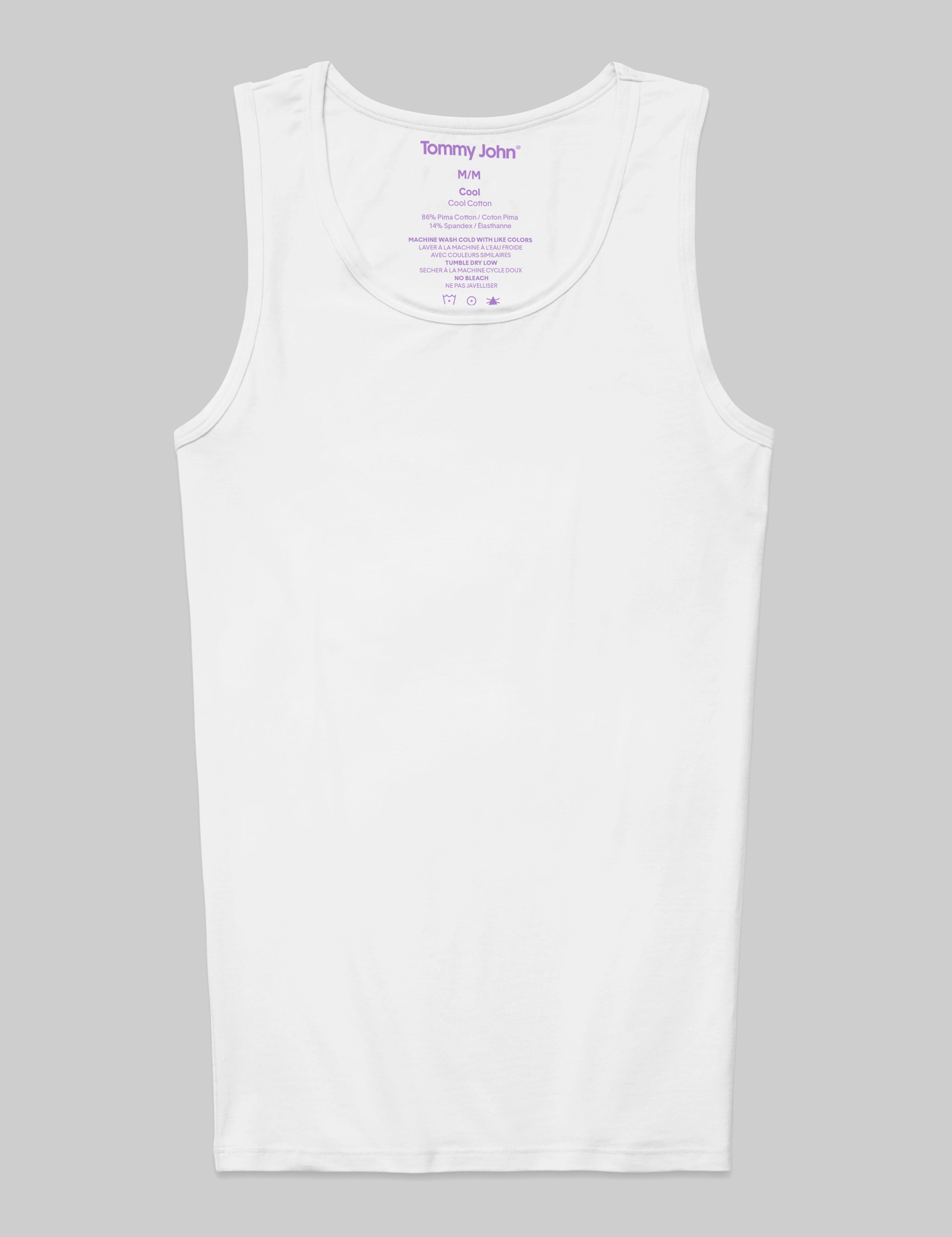 Cool Cotton Tank Stay-Tucked Undershirt