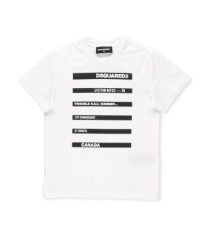 Dsquared2 Kids Logo Printed Crewneck T-Shirt