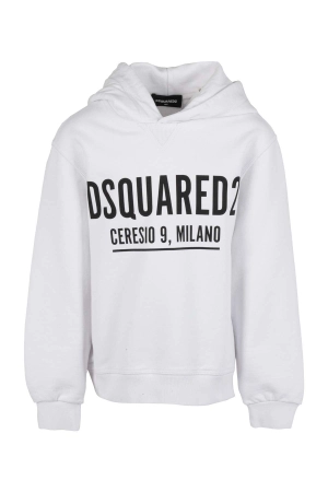 Dsquared2 Kids Logo Printed Long-Sleeved Hoodie
