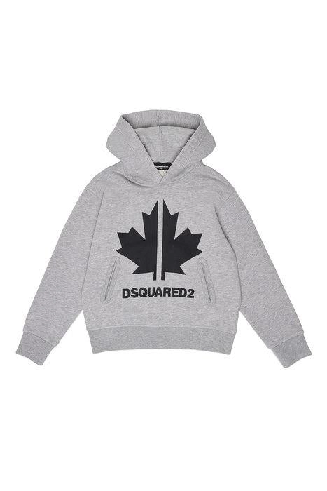 Dsquared2 Kids Logo Printed Long Sleeved Hoodie