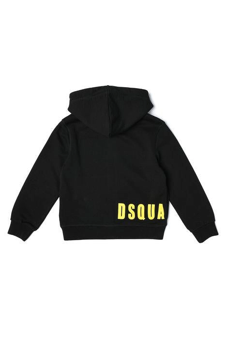 Dsquared2 Kids Logo Printed Zip-Up Hoodie