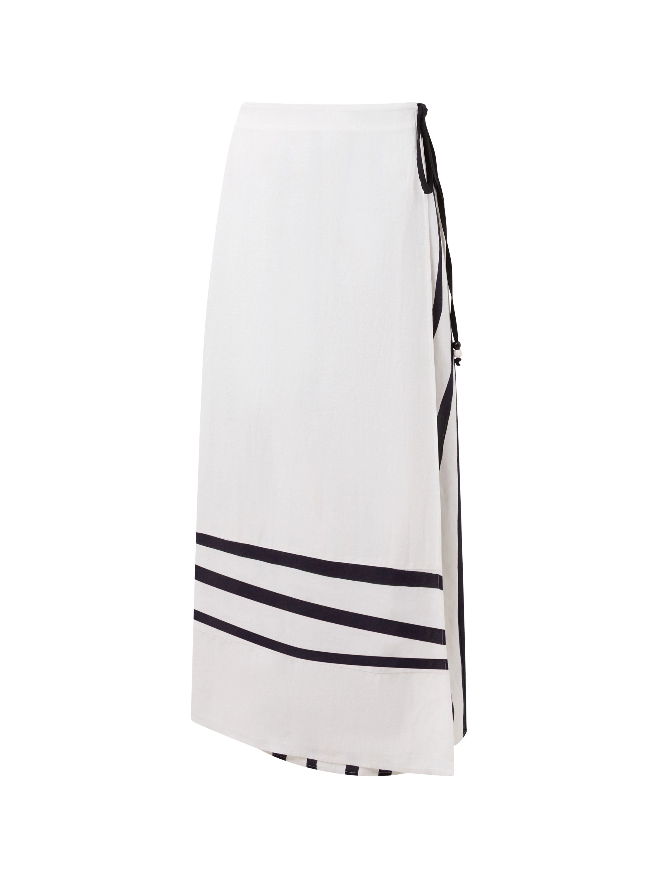 Genevieve Ariette Linen Skirt