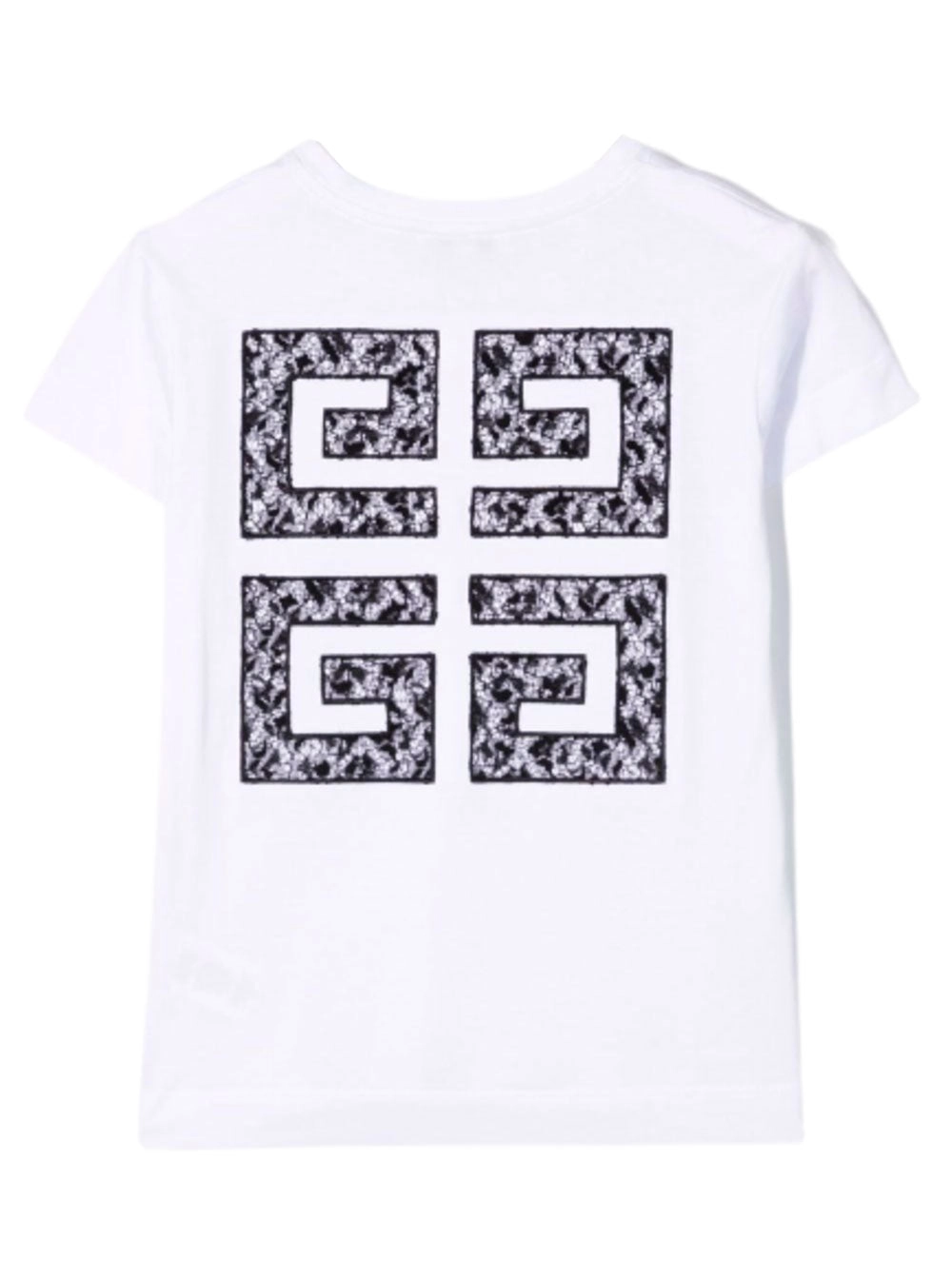 Givenchy Kids Logo Embellished Crewneck T-Shirt