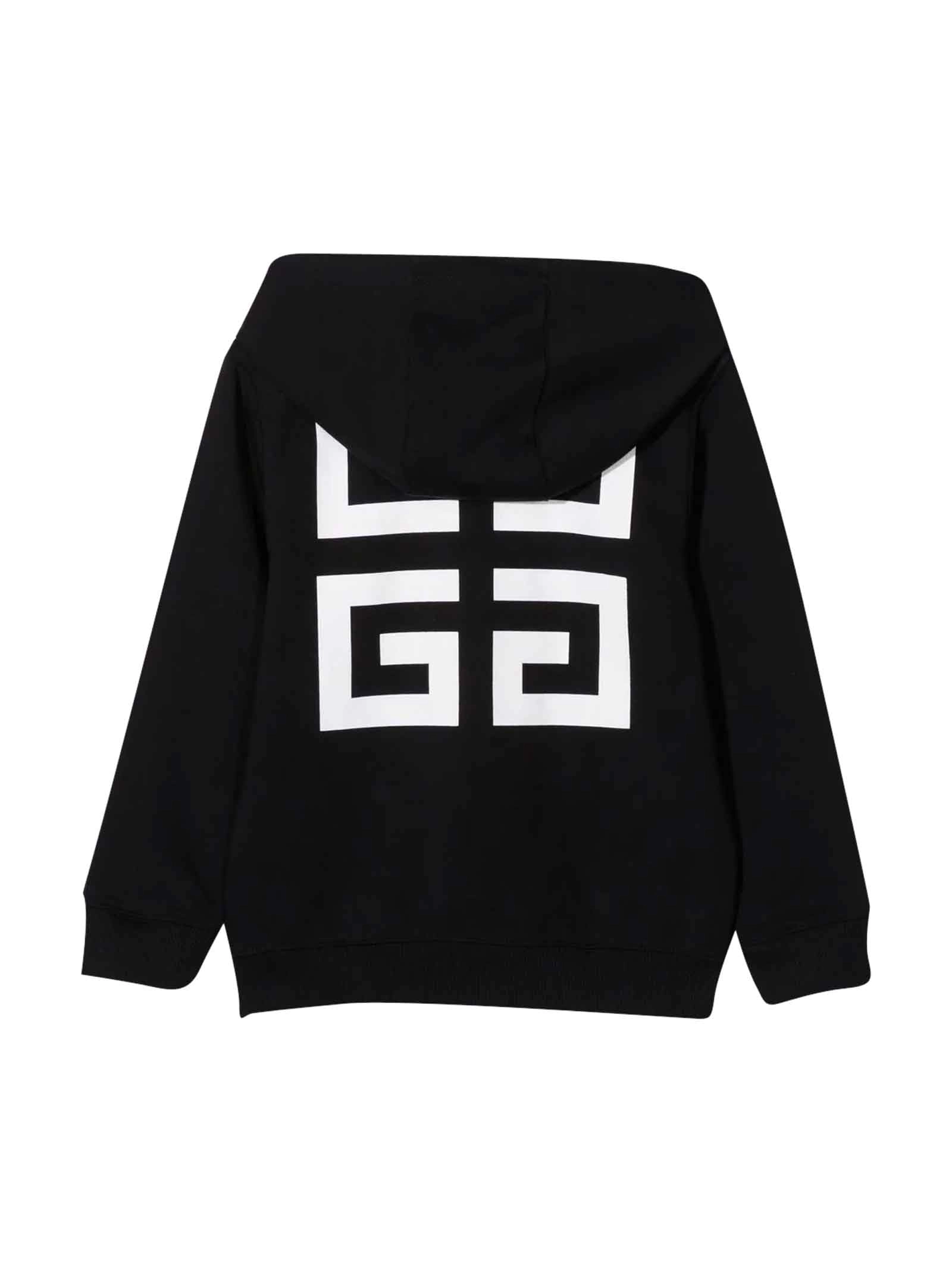 Givenchy Kids Logo Printed Drawstring Hoodie