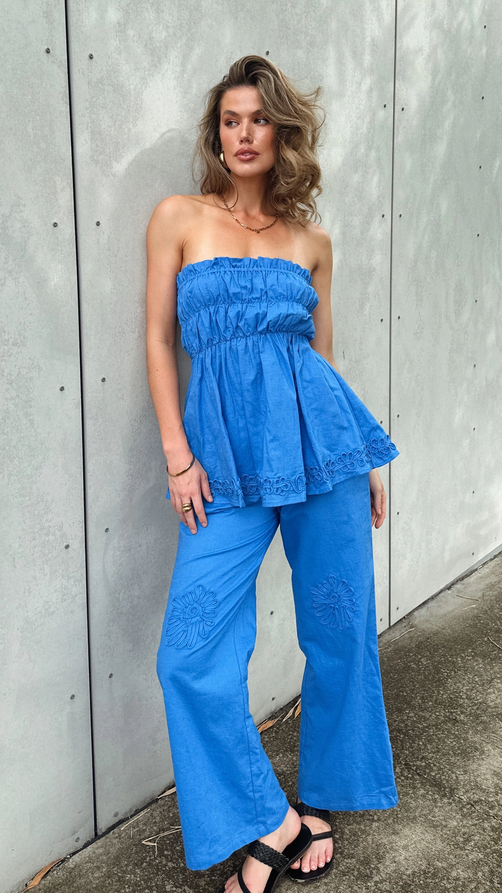 Ines Pants - Marine